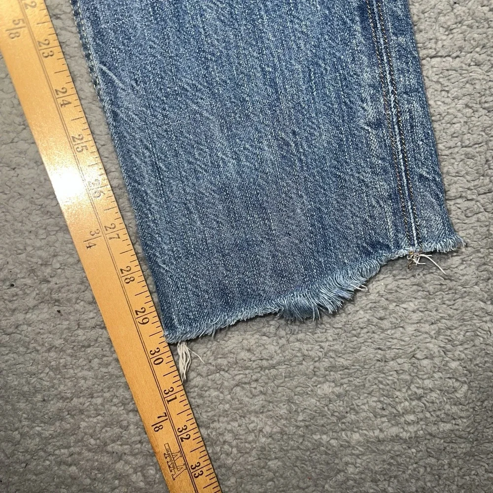 VTG Levi's 511 Jeans Men's Size 32 x 34 (32 x 30) Blue Denim Medium Wash Cut Hem